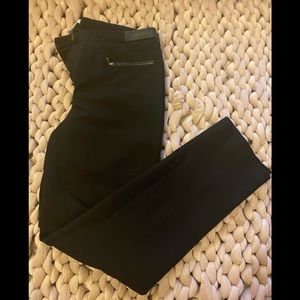 Straight leg H&M dress pants w/ zipper pockets